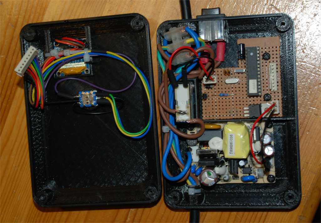 Foto vom geöffneten Ausschalttimer