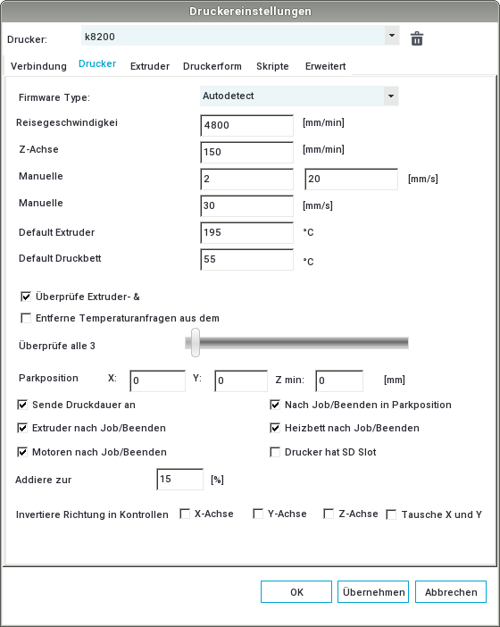 Druckereinstellungen-Drucker