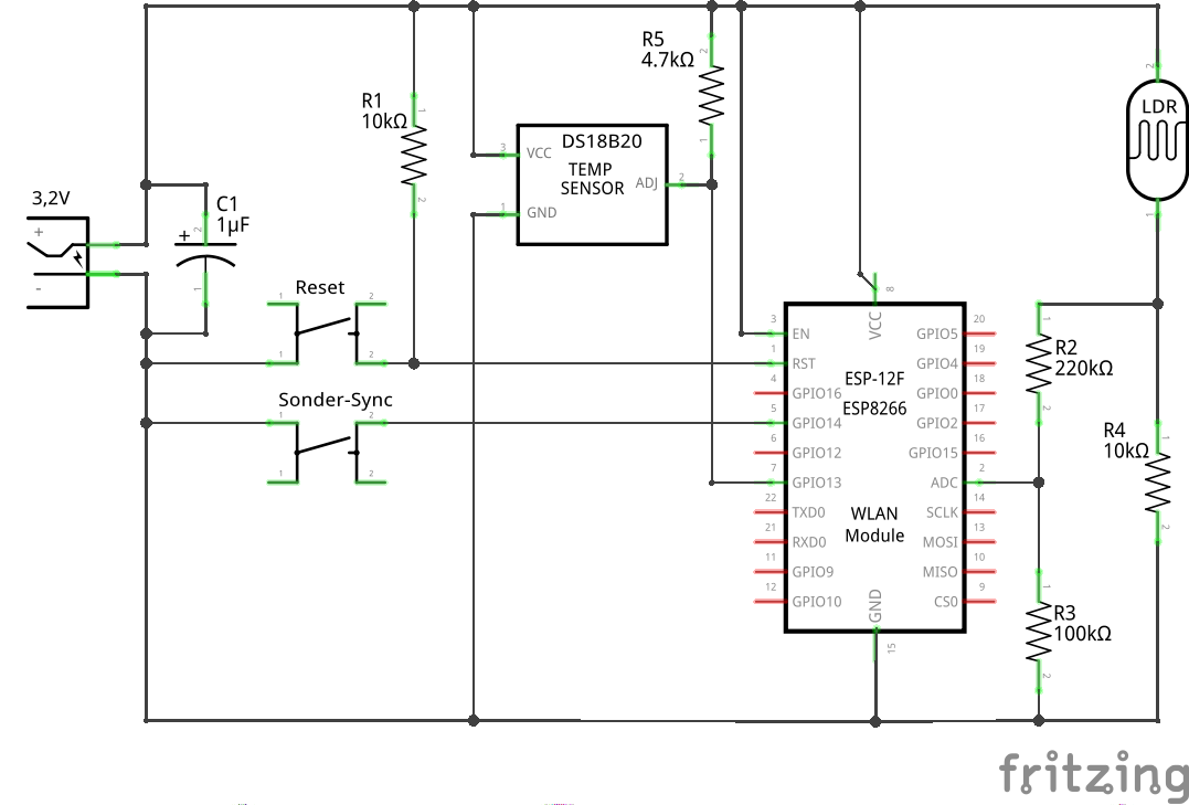 Schaltplan von Logger V2.1