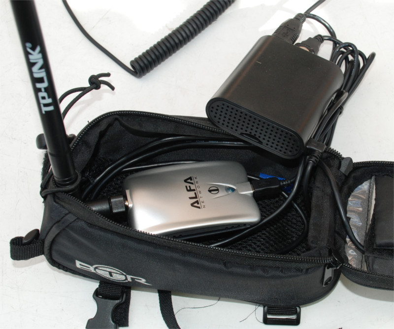 das Innenleben der Fahrradtasche