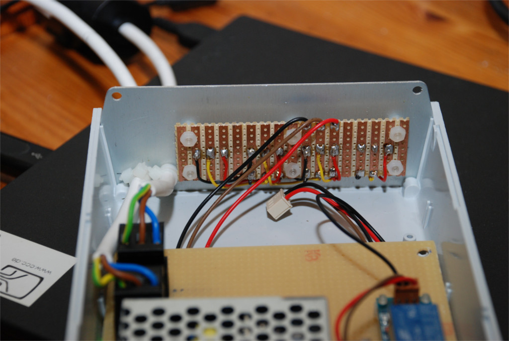 die Innenansicht der Bodenplatte