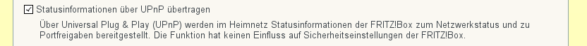 Screenshot aus dem Fritzbox-WebGUI