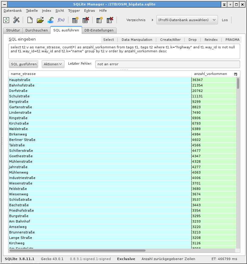 Screenshot SQLiteManager
