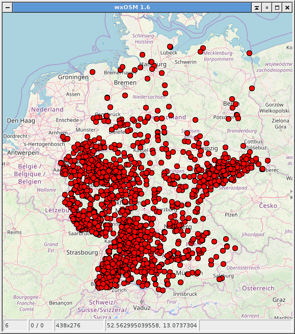 Screenshot wxOSM - Talstraße