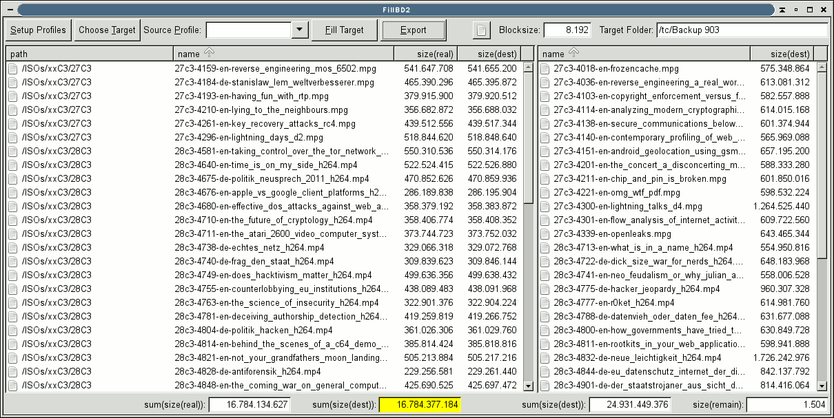 Anklicken für volle Größe Beidseitig gefülltes Hauptfenster