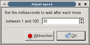 AdjustSpeed-Fenster