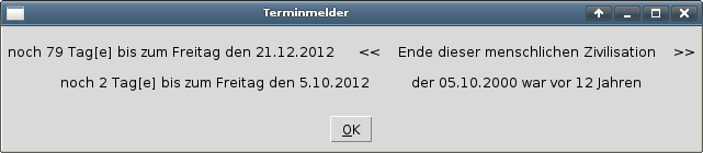 popup-meldung